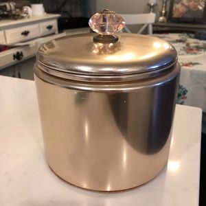 Vintage Mirro Rose Gold Canister